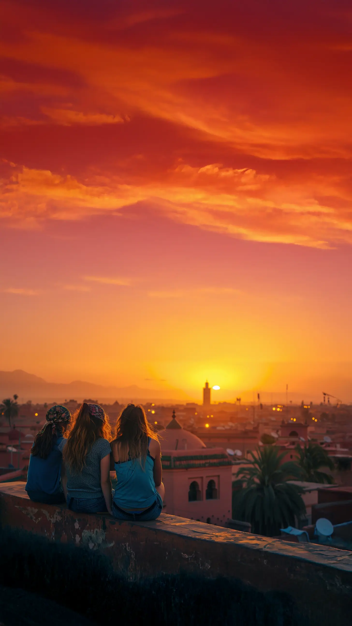 Une cheffe de village Pirahã fait découvrir le vol de Ara macao au milieu de l'Amazonie